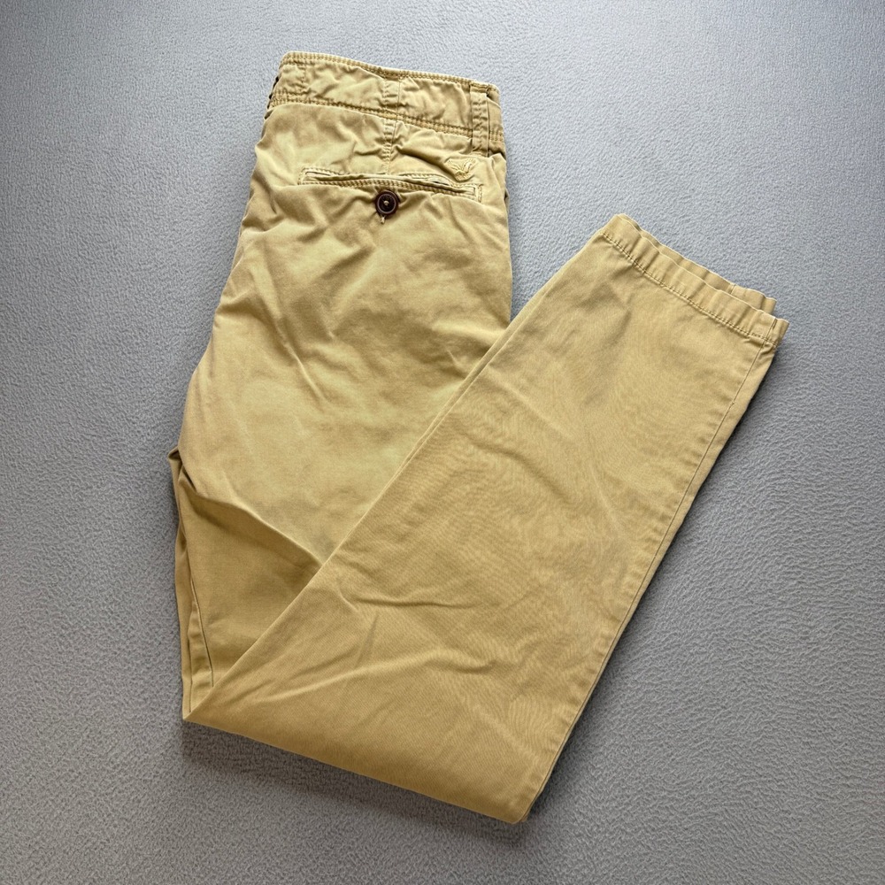 American Eagle Core Flex Slim Chino Pants Mens 30x32 (FIT 30x30) Khaki Casual